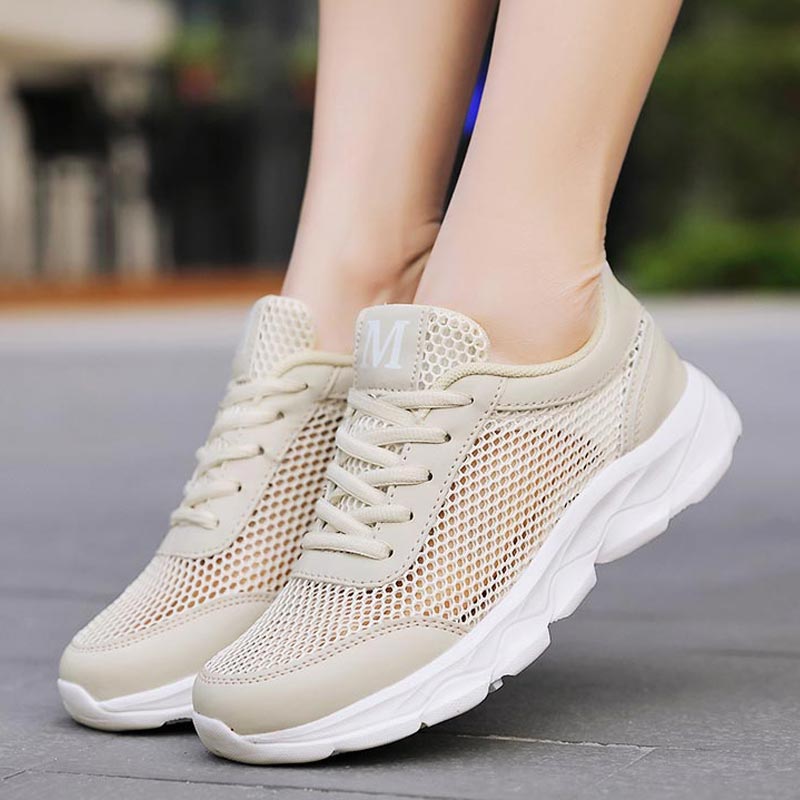 Street Fashion Online Shopping - ฤดูร้อน Breathable รองเท้าผ้าใบผู้หญิงตาข่ายผู้หญิงกีฬารองเท้าน้ําหนักเบารองเท้าผู้หญิง T ใหม่ 2019