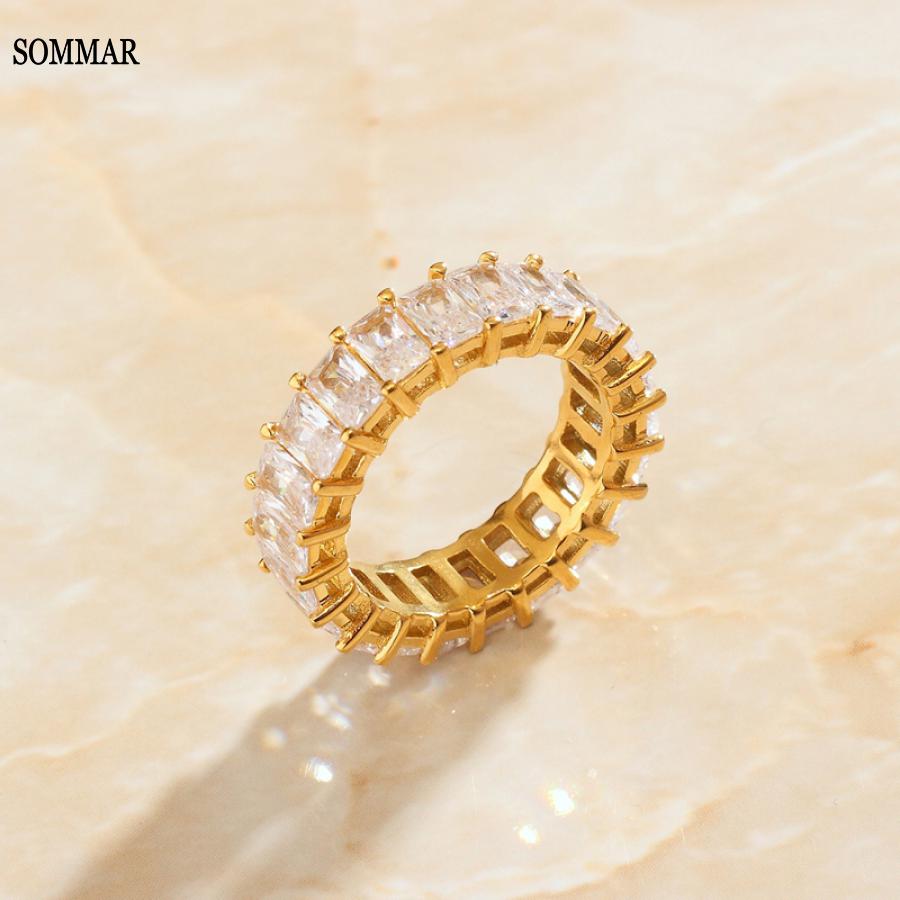 Street Fashion Online Shopping - SOMMAR ช้อปปิ้งออนไลน์อินเดีย Gold Plated/stainless_steel สีขนาด 6