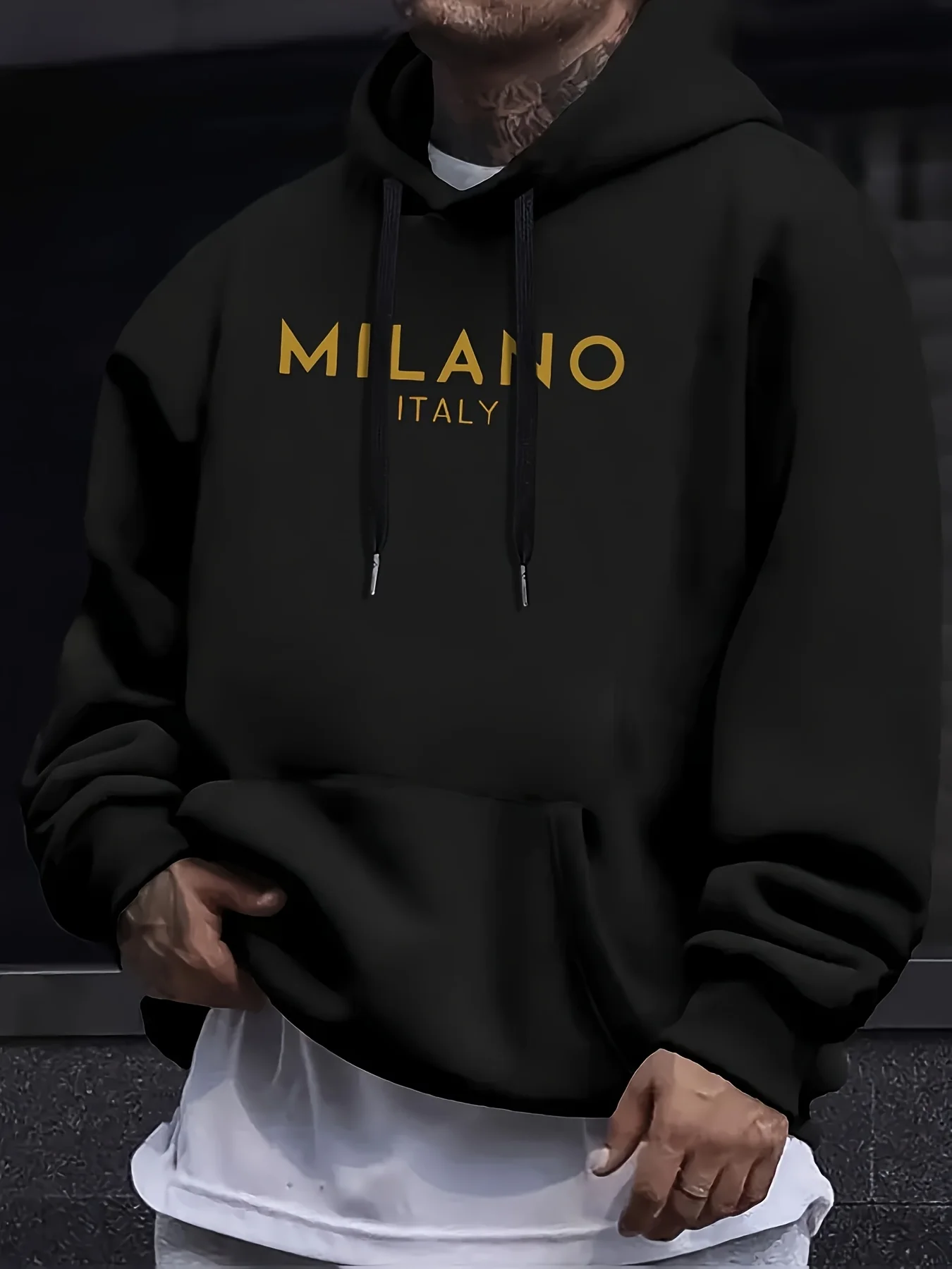 เสื้อสเวตเตอร์มีฮู้ดสำหรับฤดูใ - Street Fashion Milano บทวิจารณ์และราคา