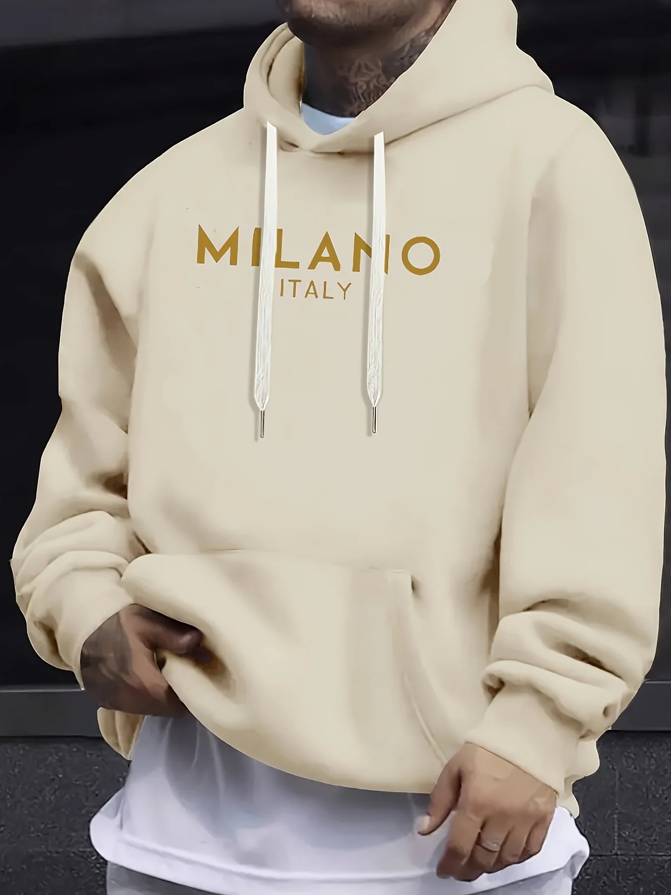 เสื้อสเวตเตอร์มีฮู้ดสำหรับฤดูใ - Street Fashion Milano บทวิจารณ์และราคา