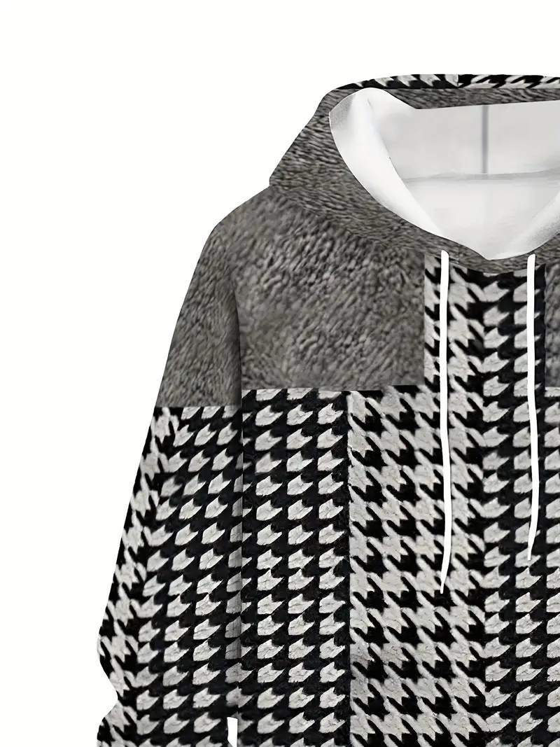 ชุดเสื้อฮู้ดผู้ชายลายพิมพ์ 3D  - Street Fashion Winter บทวิจารณ์และราคา