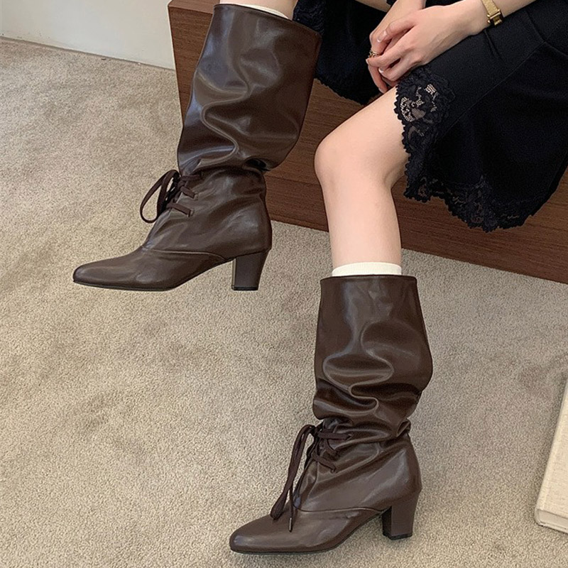 รองเท้าบูทแฟชั่นฤดูหนาวสำหรับผ - Street Fashion Winter บทวิจารณ์และราคา