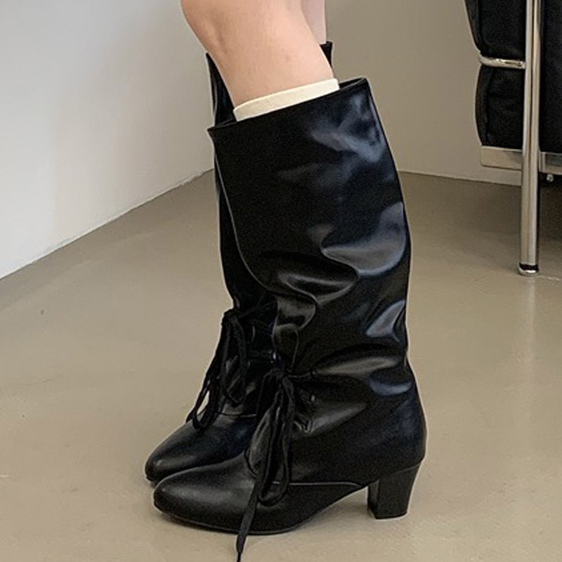 รองเท้าบูทแฟชั่นฤดูหนาวสำหรับผ - Street Fashion Winter บทวิจารณ์และราคา