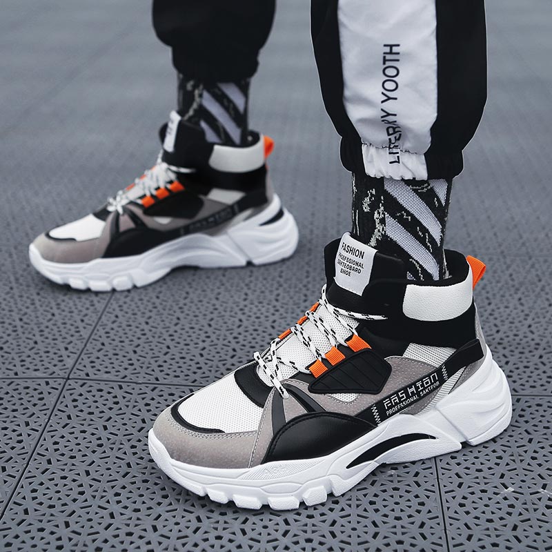 Hightopฤดูร้อนผู้ชายกีฬารองเท้ - Japanese Street Fashion Female บทวิจารณ์และราคา