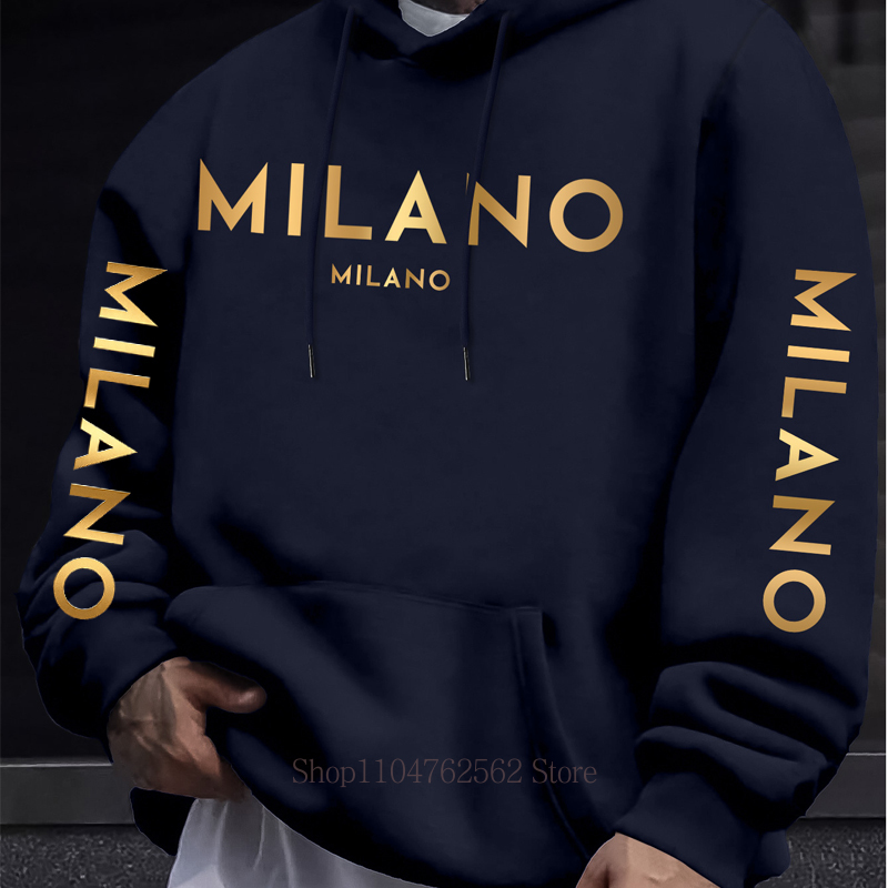 เสื้อฮู้ดพิมพ์ลายตัวอักษร Mila - Street Fashion Milano บทวิจารณ์และราคา
