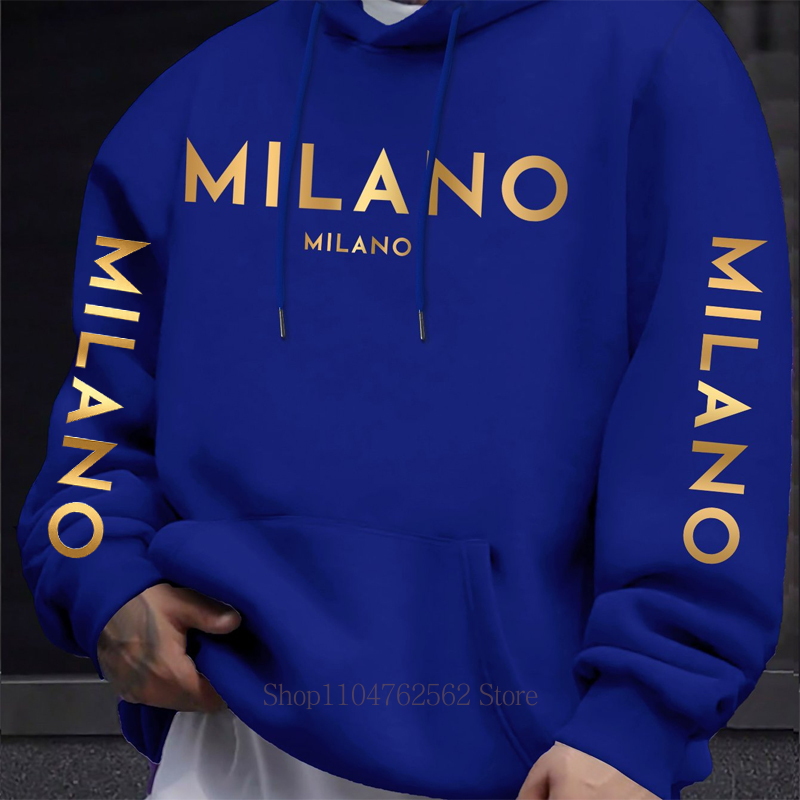 เสื้อฮู้ดพิมพ์ลายตัวอักษร Mila - Street Fashion Milano บทวิจารณ์และราคา