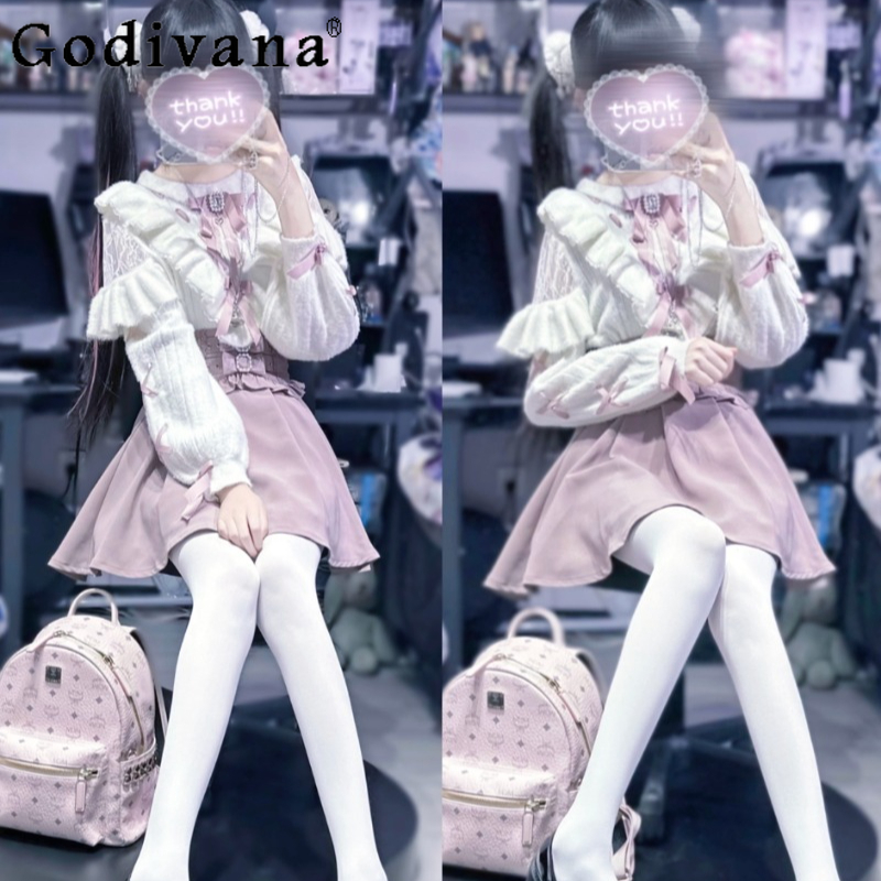 เสื้อสเวตเตอร์สไตล์ญี่ปุ่น ผลิ - Japanese Street Fashion Female บทวิจารณ์และราคา