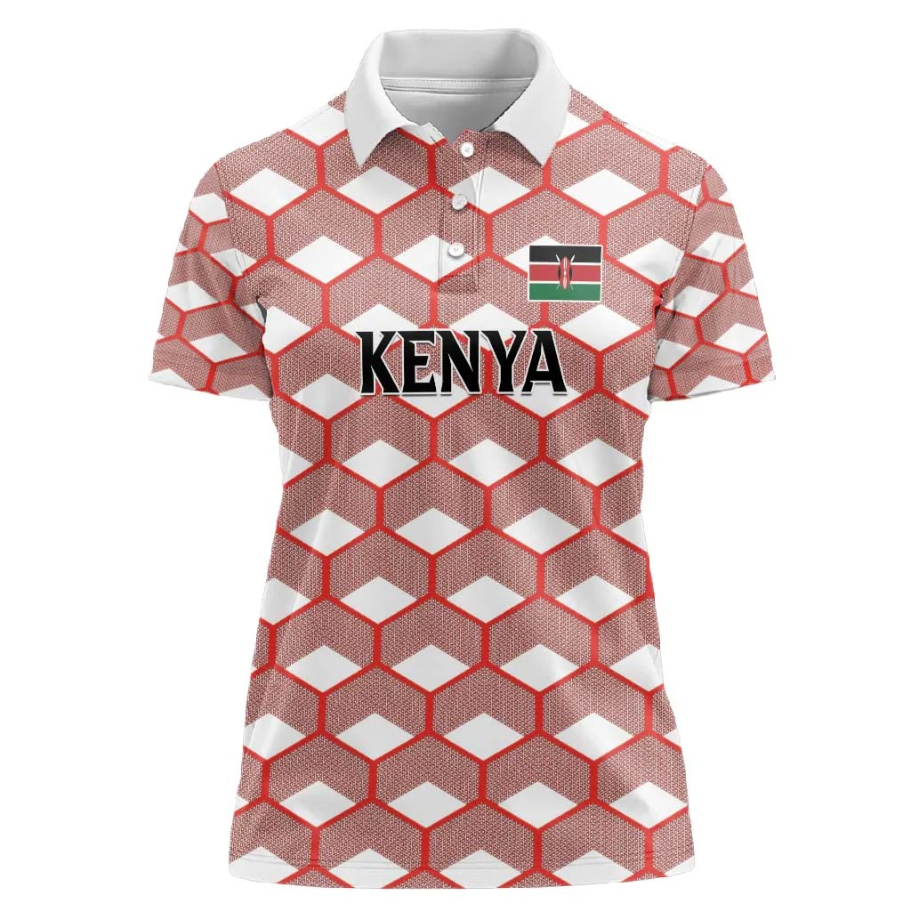 เสื้อโปโลผู้หญิงลายธงชาติเคนยา - Street Fashion Kenya บทวิจารณ์และราคา