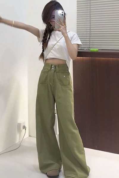 กางเกงยีนส์ผู้หญิง เสื้อผ้าวิน - Japanese Street Fashion Female บทวิจารณ์และราคา