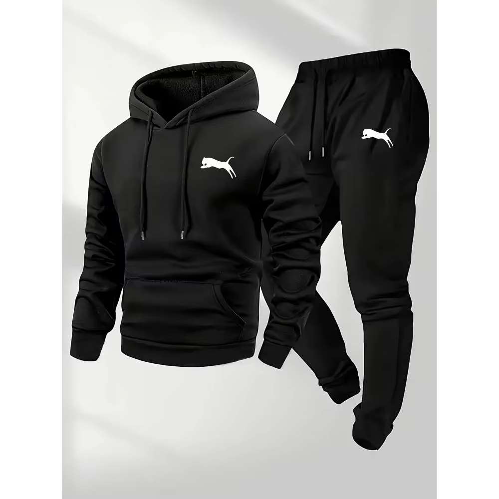 ชุดเซ็ตเสื้อฮู้ดและกางเกงขายดี - Street Fashion Winter บทวิจารณ์และราคา