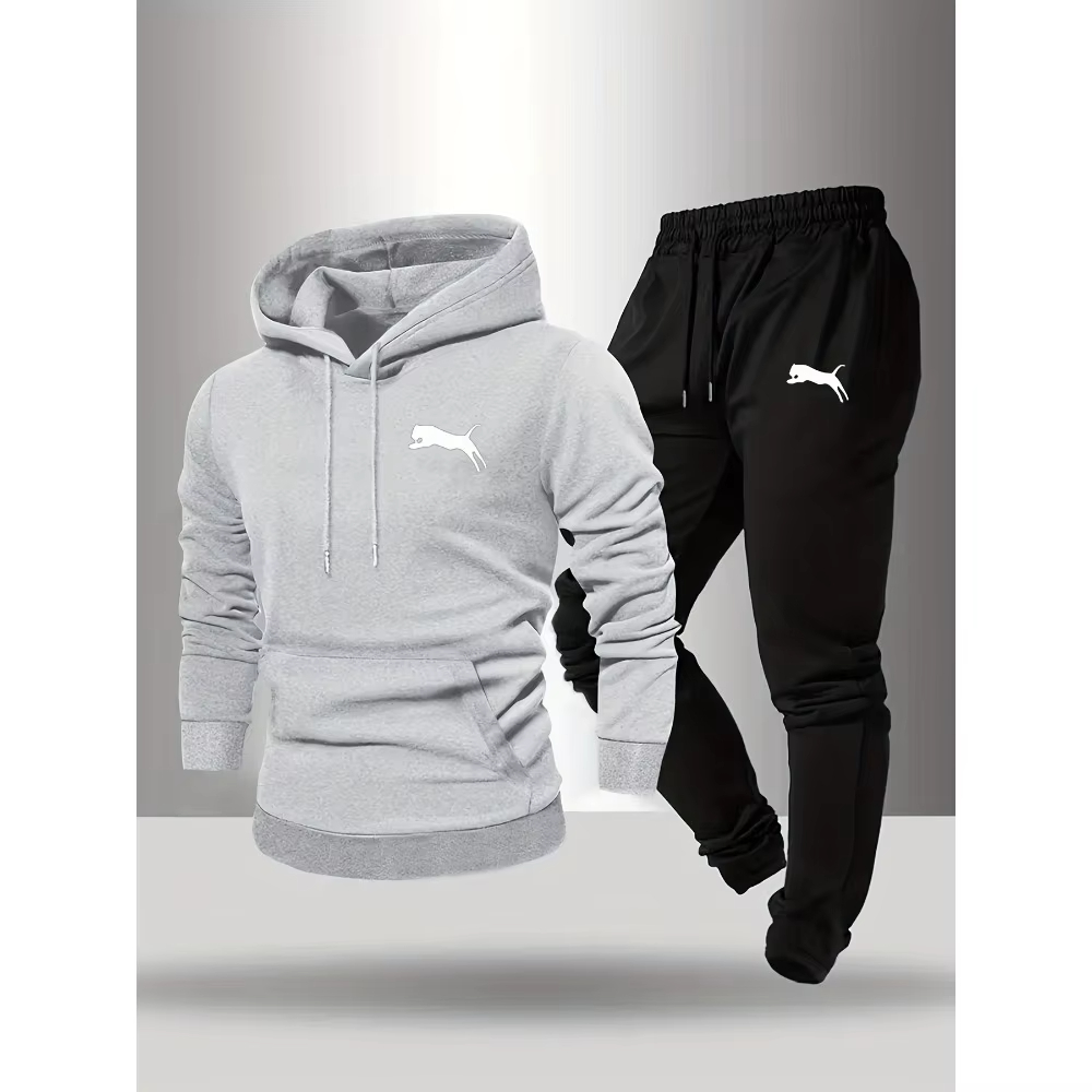 ชุดเซ็ตเสื้อฮู้ดและกางเกงขายดี - Street Fashion Winter บทวิจารณ์และราคา