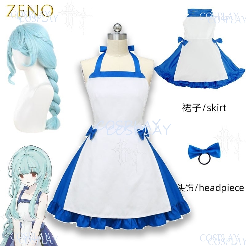 ชุดคอสเพลย์ฮาโลวีนสีน้ำเงิน ชุ - Japanese Street Fashion Female บทวิจารณ์และราคา
